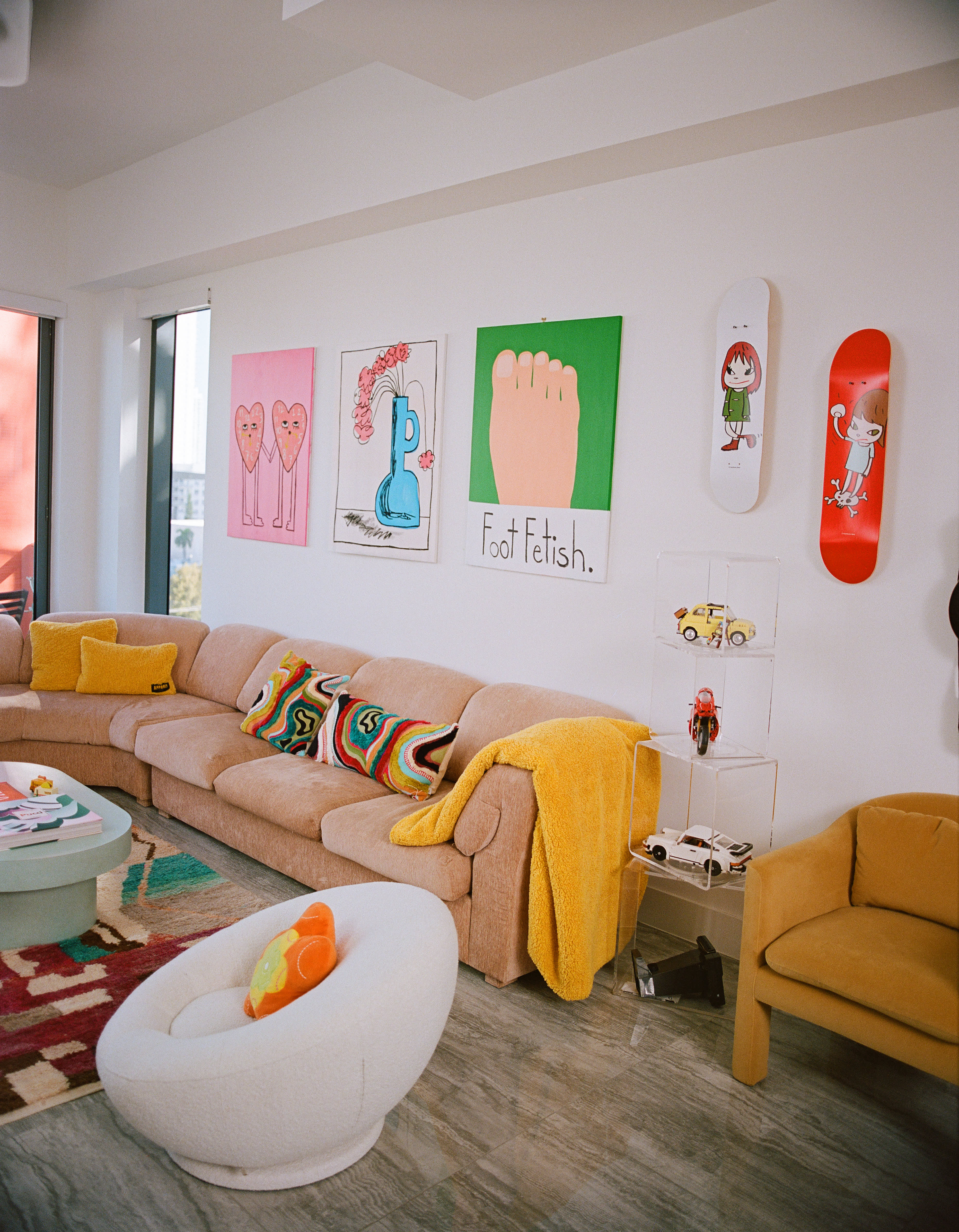 Dani Klaric Miami Colorful Retro House Tour Photos | Apartment Therapy